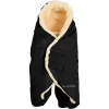 Altabebe Lammfell Umschlagdecke Schwarz -Babyprodukte altabebe lammfell umschlagdecke schwarz a376098