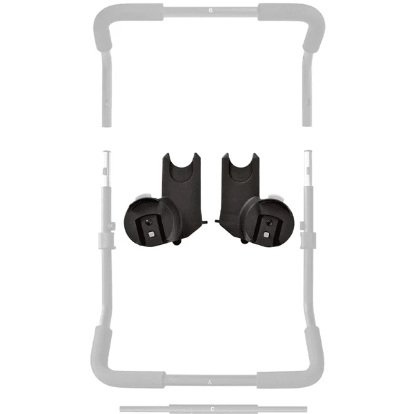 Baby Jogger Adapter City Select 2 Für Cybex/Maxi Cosi/BeSafe Schwarz 3 Baby Jogger Adapter City Select 2 Für Cybex/Maxi Cosi/BeSafe Schwarz