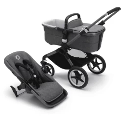 Bugaboo Kinderwagen Basis Fox 3 Graphite/Grey Melange