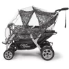 CHILDHOME Regenschutz Für Vierlingswagen Quadruple Transparent -Babyprodukte childhome regenschutz fuer vierlingswagen quadruple transparent a285160