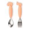 Done By Deer™ Löffel- Und Gabelset Easy-grip, Deer Friends Koralle 1 Done By Deer™ Löffel- Und Gabelset Easy-grip, Deer Friends Koralle -Babyprodukte done by deer loeffel und gabelset easy grip deer friends koralle a373553