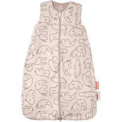 Done By Deer™ Sommer-Schlafsack Sleepy Friends Puder