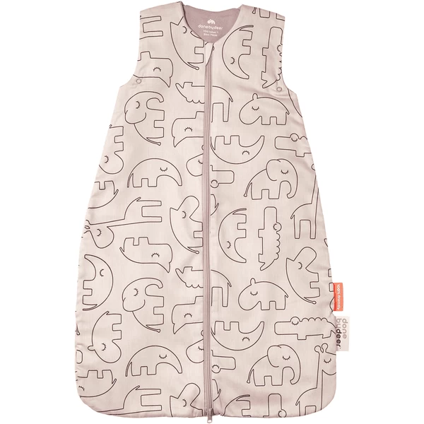 Done By Deer™ Sommer-Schlafsack Sleepy Friends Puder 3 Done By Deer™ Sommer-Schlafsack Sleepy Friends Puder