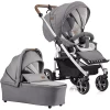 GESSLEIN Kombikinderwagen F4 Air+ Mit Handbremse, Cloud / Sterne -Babyprodukte gesslein kombikinderwagen f4 air mit handbremse cloud sterne a380326
