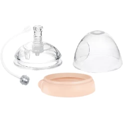 Haakaa® Trinkflaschenaufsatz Mit Strohhalm Set Peach