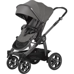 Hartan Kinderwagen Racer GTX Mit Handbremse Casual Collection Stardust (902) Gestellfarbe Platin