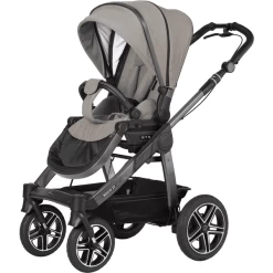 Hartan Kinderwagen ROCK IT GTR Mit Handbremse Casual Collection Classy Dots (906) Gestellfarbe Platin