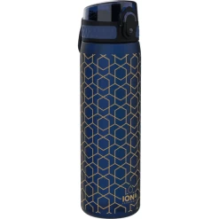 Ion8 Trinkflasche Auslaufsicher, Schlank, Geometrisch, 500 Ml