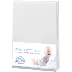 JULIUS ZÖLLNER Spannbetttuch Frottee Weiß