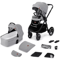 Kinderkraft Kombikinderwagen EVERYDAY 2 In 1 Light Grey