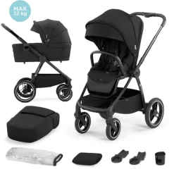 Kinderkraft Kombikinderwagen NEA 2 In 1 Midnight Black