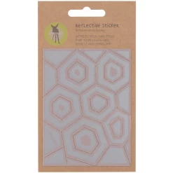 LÄSSIG Aufkleber Reflektierend Hexagon