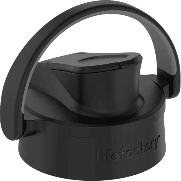 Lifefactory Active Flip Cap Onyx Black Für Glasflaschen 3 Lifefactory Active Flip Cap Onyx Black Für Glasflaschen
