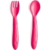 Löffel- Und Gabelset 2 Teilig BPA Frei Pink -Babyprodukte loeffel und gabelset 2 teilig bpa frei pink a284050