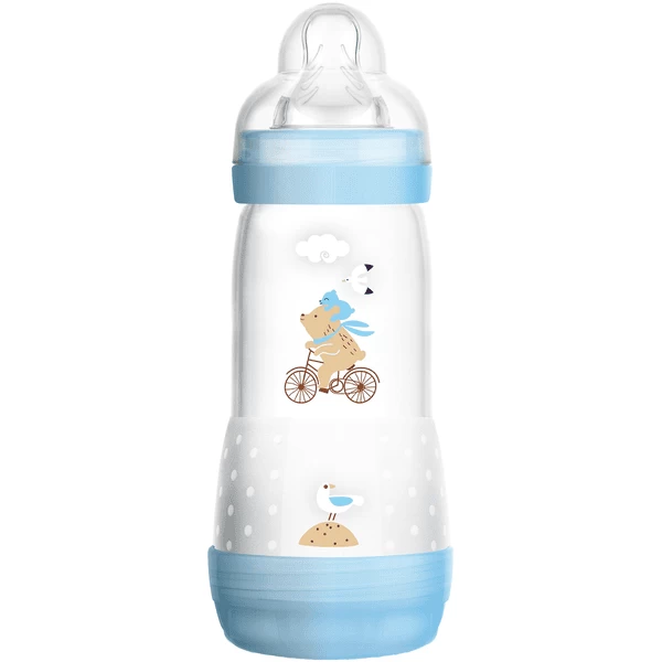 MAM Babyflasche Easy Start Anti-Colic, 320 Ml Ab 4+ Monate, Bär 3 MAM Babyflasche Easy Start Anti-Colic, 320 Ml Ab 4+ Monate, Bär