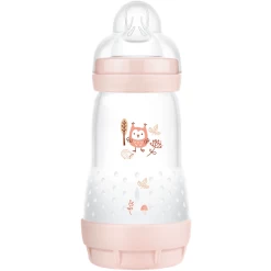 MAM Babyflasche Easy Start Anti Colic-Elements 260 Ml Eule In Rosa
