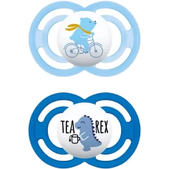 MAM Schnuller Perfect Aus Silikon 16+ Monate, Bär/Dino