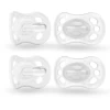 Medela Baby Schnuller New Born 0-2 Monate DUO Transparent, 4 Stück -Babyprodukte medela baby schnuller new born 0 2 monate duo transparent 4 stueck a310928