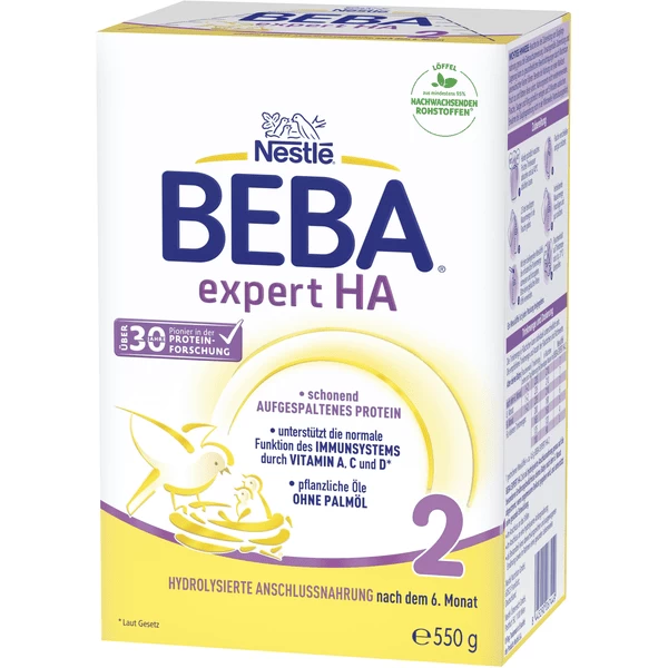 Nestlé Folgenahrung BEBA EXPERT HA 2 550 G Nach Dem 6. Monat 3 Nestlé Folgenahrung BEBA EXPERT HA 2 550 G Nach Dem 6. Monat