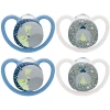 NUK Nachtschnuller Space Gr. 1, 0 - 6 Monate Silikon, Fuchs & Glühwürmchen, 4 Stück 1 NUK Nachtschnuller Space Gr. 1, 0 - 6 Monate Silikon, Fuchs & Glühwürmchen, 4 Stück -Babyprodukte nuk nachtschnuller space gr 1 0 6 monate silikon fuchs gluehwuermchen 4 stueck a305725