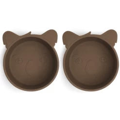 Nuuroo Schüssel Silikon Alex Koala 2 Stück, Acorn