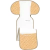 Odenwälder Autositz-Auflage Groß Klimocool White Leaves Mustard -Babyprodukte odenwaelder autositz auflage gross klimocool white leaves mustard a347173