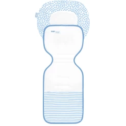 Odenwälder Sommer Kinderwagenauflage Ergonomisch Babycool, Stripes Bleu