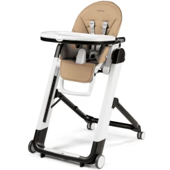 Peg Perego Hochstuhl Siesta Follow Me Noce Lederimitat