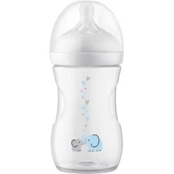 Philips Avent Babyflasche SCY673/81 Natural Response Mit AirFree Ventil 260ml Neutral Elefant