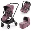 RECARO Kombikinderwagen Sadena Prime Pale Rose - Rahmenfarbe Black
