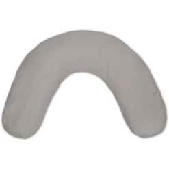 THERALINE Nackenkissen Mittel 100 X 21 Cm Inkl. Bezug Grau Bambus Kollektion