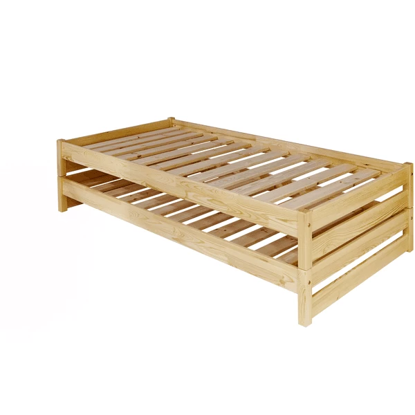 TiCAA Stapelliege Nadine 90 X 200 Cm Kiefer Natur 3 TiCAA Stapelliege Nadine 90 X 200 Cm Kiefer Natur