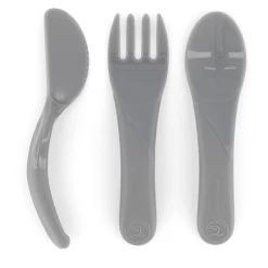 TWISTSHAKE Esslern-Besteck 6+ Monate Pastel Grau